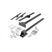 Picture of StarTech.com TV Ceiling Mount - Full-Motion Universal Hanging Single Screen Mount with Adjustable Telescopic Pole - Tilt / Swivel - VESA Bracket for 32”-75" Displays
