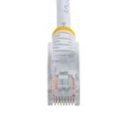 Picture of StarTech.com Cat5e Ethernet Patch Cable with Snagless RJ45 Connectors - 10 m, White