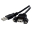 Afbeeldingen van StarTech.com 91 cm lange, Paneel gemonteerde USB-kabel A naar A F/M