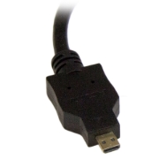 Picture of StarTech.com Micro HDMI to DVI Adapter - Micro HDMI to DVI Converter - Micro HDMI Type-D Device to DVI-D Single Link Monitor/Display/Projector - Durable - Male/Female - 8in (20cm) Cable