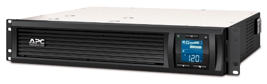 Picture of APC Smart-UPS C, Line Interactive, 1500VA, Rackmount 2U, 230V, 4x IEC C13 outlets, SmartConnect port, USB and Serial communication, AVR, Graphic LCD