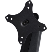 Picture of StarTech.com Desk Mount Monitor Arm - Heavy Duty Ergonomic VESA Monitor Arm - Single 9kg Display - Full Motion, Height Adjustable, Articulating - Aluminum - C-Clamp/Grommet- Black