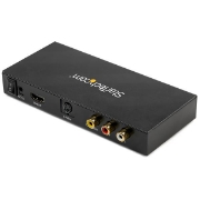Picture of StarTech.com S-Video or Composite to HDMI Converter with Audio - 720p - NTSC and PAL