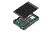 Picture of QNAP QDA-U2MP storage drive enclosure SSD enclosure Black M.2