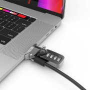 Picture of Compulocks Ledge Lock Adapter for MacBook Pro 16" (2019) with Combination Cable Lock Silver