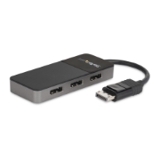 Picture of StarTech.com 3 Port Multi Monitor Adapter - DisplayPort 1.4 to 3x 4K DisplayPort Video Splitter - Dual or Triple 4K - Laptop/Desktop DisplayPort MST Hub for Multiple Monitors - For Windows PCs Only