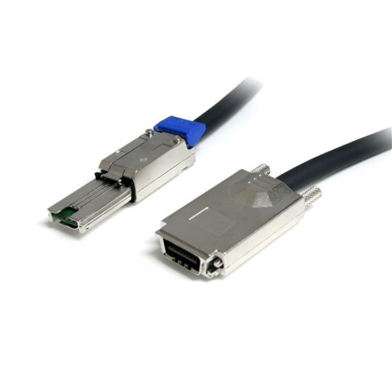 Picture of StarTech.com 1m External Serial Attached SCSI SAS Cable - SFF-8470 to SFF-8088