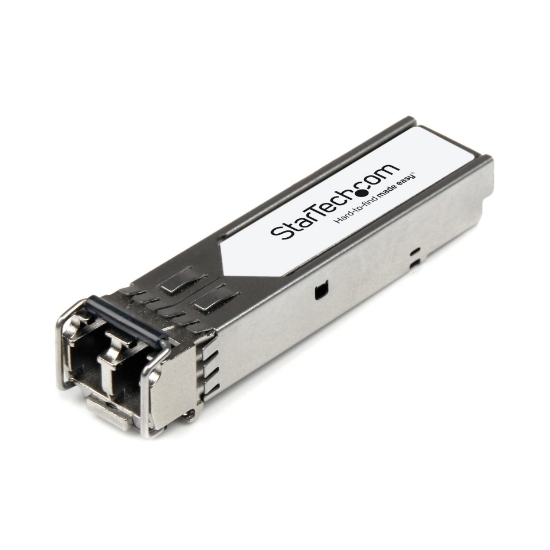 Picture of StarTech.com Extreme Networks 10051 Compatible SFP Module - 1000BASE-SX - 1GbE Multimode Fiber MMF Optic Transceiver - 1GE Gigabit Ethernet SFP - LC 550m - 850nm - DDM