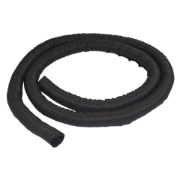 Picture of StarTech.com 6.5' (2m) Cable Management Sleeve - Flexible Coiled Cable Wrap - 1.0-1.5" dia. Expandable Sleeve - Polyester Cord Manager/Protector/Concealer - Black Trimmable Cable Organizer