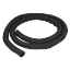 Picture of StarTech.com 6.5' (2m) Cable Management Sleeve - Flexible Coiled Cable Wrap - 1.0-1.5" dia. Expandable Sleeve - Polyester Cord Manager/Protector/Concealer - Black Trimmable Cable Organizer
