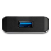 Picture of StarTech.com 4 Port USB C Hub w/ 3x USB A & 1x USB C - SuperSpeed 10Gbps USB Type-C 3.1/3.2 Gen 2 Hub - USB Bus Powered - Compact USB-C to USB Adapter Hub - Portable/Laptop Hub - Aluminum~4 Port USB C Hub w/ 3x USB A & 1x USB C - SuperSpeed 10Gbps USB Type-C 3.2 Gen 2 Hub - USB Bus Powered - Compact USB-C to USB Adapter Hub - Portable/Laptop Hub - Aluminum