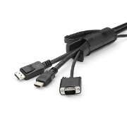 Picture of StarTech.com 2.5 m (8.2 ft.) Cable-Management Sleeve - Spiral - 25 mm (1 in.) Diameter