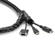 Picture of StarTech.com 2.5 m (8.2 ft.) Cable-Management Sleeve - Spiral - 25 mm (1 in.) Diameter