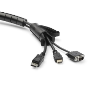 Picture of StarTech.com 2.5 m (8.2 ft.) Cable-Management Sleeve - Spiral - 25 mm (1 in.) Diameter