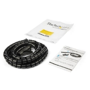 Picture of StarTech.com 2.5 m (8.2 ft.) Cable-Management Sleeve - Spiral - 25 mm (1 in.) Diameter