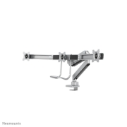 Picture of Neomounts NM-D775DX3SILVER Monitor arm 17-27" - gas spring - Topfix - 180°-stop