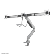 Picture of Neomounts NM-D775DX3SILVER Monitor arm 17-27" - gas spring - Topfix - 180°-stop