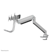Picture of Neomounts NM-D775DX3SILVER Monitor arm 17-27" - gas spring - Topfix - 180°-stop