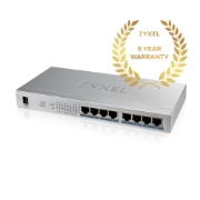 Picture of Zyxel GS1008HP Unmanaged Gigabit Ethernet (10/100/1000) Power over Ethernet (PoE) Grey