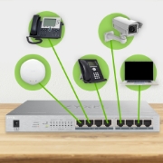 Picture of Zyxel GS1008HP Unmanaged Gigabit Ethernet (10/100/1000) Power over Ethernet (PoE) Grey