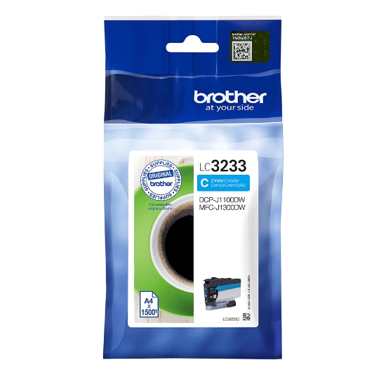 Picture of Brother LC3233C ink cartridge 1 pc(s) Original Cyan