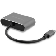 Picture of StarTech.com USB-C to VGA and HDMI Adapter - 2-in-1 - 4K 30Hz - Space Grey