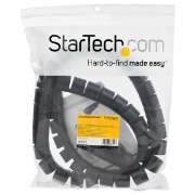Picture of StarTech.com 1.5 m (4.9 ft.) Cable-Management Sleeve - Spiral - 45 mm (1.8 in.) Diameter