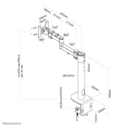 Picture of Neomounts FPMA-D960BLACKPLUS Monitor arm 10-49"