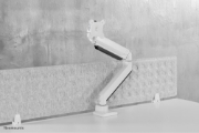 Picture of Neomounts NM-D775WHITEPLUS Monitor arm 10-49" - gas spring - Topfix - 180°-stop