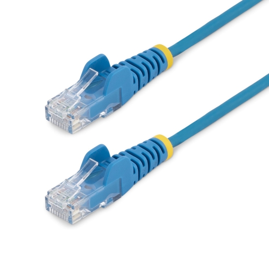 Picture of StarTech.com 1 m CAT6 Cable - Slim - Snagless RJ45 Connectors - Blue