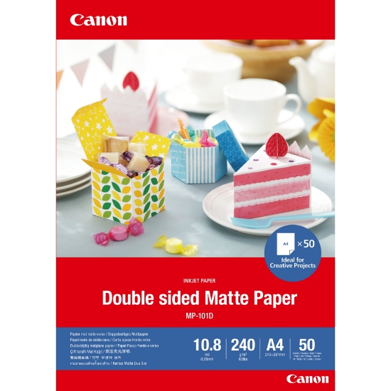 Picture of Canon MP-101D Double-sided Matte Paper, A4, 50 sheets