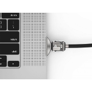 Picture of Compulocks Ledge Lock Adapter for MacBook Pro 16" (2019) with Keyed Cable Lock Silver