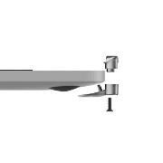 Picture of Compulocks Ledge Lock Adapter for MacBook Pro 16" (2019) with Keyed Cable Lock Silver