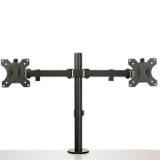 Picture of StarTech.com Desk Mount Dual Monitor Arm - Desk Clamp / Grommet VESA Monitor Mount for up to 32 inch Displays - Ergonomic Articulating Monitor Arm - Height Adjustable/Tilt/Swivel/Rotating