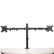 Picture of StarTech.com Desk Mount Dual Monitor Arm - Desk Clamp / Grommet VESA Monitor Mount for up to 32 inch Displays - Ergonomic Articulating Monitor Arm - Height Adjustable/Tilt/Swivel/Rotating