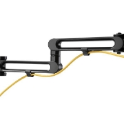Picture of StarTech.com Desk Mount Dual Monitor Arm - Desk Clamp VESA Compatible Monitor Mount for up to 32 inch Displays - Ergonomic Articulating Monitor Arm - Height Adjustable/Tilt/Swivel/Rotating
