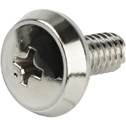 Picture of StarTech.com 12-24 Server Rack Screws - 50 pack - Nickel-Plated