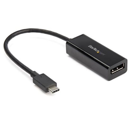 Picture of StarTech.com USB C to DisplayPort Adapter - 8K/5K/4K USB Type C to DP 1.4 Alt Mode Video Converter - HBR3/DSC/HDR - 8K 60Hz Thunderbolt 3 Compatible DisplayPort Monitor Display Adapter