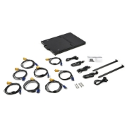 Picture of StarTech.com 8 Port Rackmount KVM Console w/ 6ft Cables - Integrated KVM Switch w/ 17" LCD Monitor - Fully Featured 1U LCD KVM Drawer- OSD KVM - Durable 50,000 MTBF - USB + VGA Support