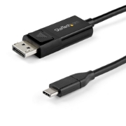Picture of StarTech.com 3ft (1m) USB C to DisplayPort 1.4 Cable 8K 60Hz/4K - Bidirectional DP to USB-C or USB-C to DP Reversible Video Adapter Cable -HBR3/HDR/DSC - USB Type-C/TB3 Monitor Cable