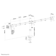 Picture of Neomounts FPMA-D550D3BLACK Monitor arm 10-27"