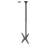 Picture of Neomounts FPMA-C340BLACK Monitor/TV mount ceiling 32-75" - h 106-156 cm
