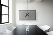 Picture of Neomounts FPMA-C340BLACK Monitor/TV mount ceiling 32-75" - h 106-156 cm