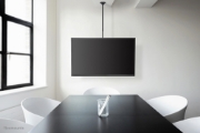 Picture of Neomounts FPMA-C340BLACK Monitor/TV mount ceiling 32-75" - h 106-156 cm