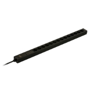 Picture of APC Easy Rack PDU, Basic, 0U, 1 Phase, 3.7kW, 230V, 16A, 14 x SCHUKO outlets, IEC60884 SCHUKO inlet