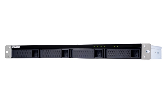 Picture of QNAP TL-R400S storage drive enclosure HDD/SSD enclosure Black, Grey 2.5/3.5"