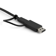 Picture of StarTech.com Universal Laptop Docking Station, Hybrid USB-C & USB-A Dock, Dual 4K DP & HDMI, 100W PD, Mac / Windows / Chrome OS, 4x USB 5Gbps Hub, GbE