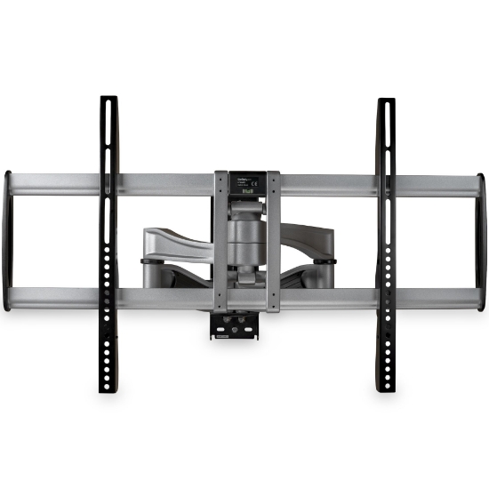 Picture of StarTech.com Full Motion TV Wall Mount - Heavy Duty Articulating TV Wall Mount Bracket for 32" to 75" (165lb/75kg) VESA Display - Universal Adjustable Tilt/Swivel Flat Screen Arm - Silver