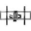 Picture of StarTech.com Full Motion TV Wall Mount - Heavy Duty Articulating TV Wall Mount Bracket for 32" to 75" (165lb/75kg) VESA Display - Universal Adjustable Tilt/Swivel Flat Screen Arm - Silver
