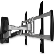 Picture of StarTech.com Full Motion TV Wall Mount - Heavy Duty Articulating TV Wall Mount Bracket for 32" to 75" (165lb/75kg) VESA Display - Universal Adjustable Tilt/Swivel Flat Screen Arm - Silver